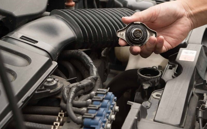 falta de água no radiador